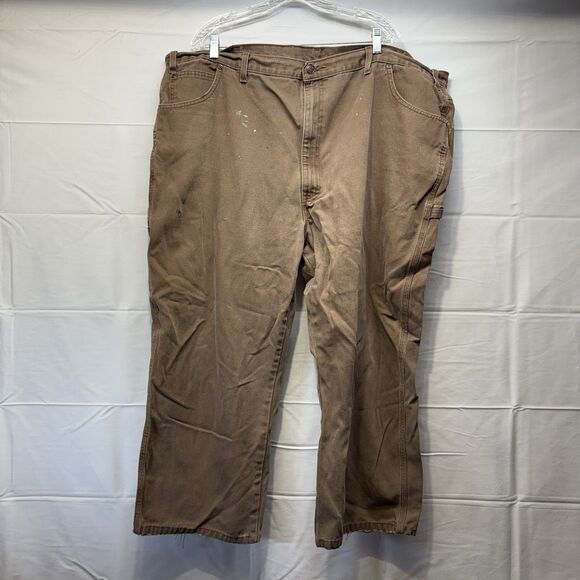 Dickies Brown Straight Leg Carpenter Work Pants  Casual/Work Pant Men’s 48x30 - Picture 1 of 7